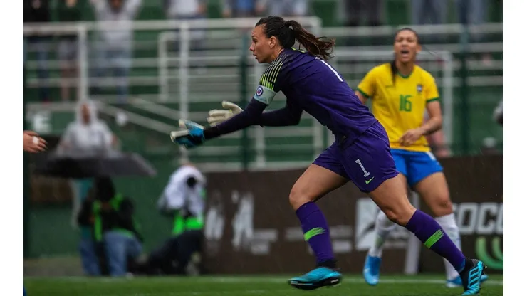 Christiane Endler y el título: "Ganarle a Brasil en su propia casa es especial" (Foto: Agencia Uno)