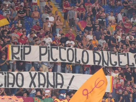 ¡Emocionante! Hinchada de la Roma recuerda a la hija de Luis Enrique