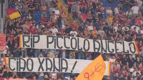 ¡Emocionante! Hinchada de la Roma recuerda a la hija de Luis Enrique