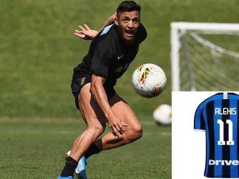 Inter de Milán confirma el nuevo número de Alexis Sánchez