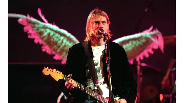 Kurt Cobain en el Live and Loud de 1993.