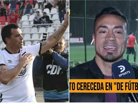 Roberto Cereceda también celebró el gol 215 de Esteban Paredes