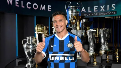 Alexis, feliz en el Internazionale.