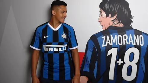 Alexis se puso la camiseta del Inter "al lado de Zamorano".