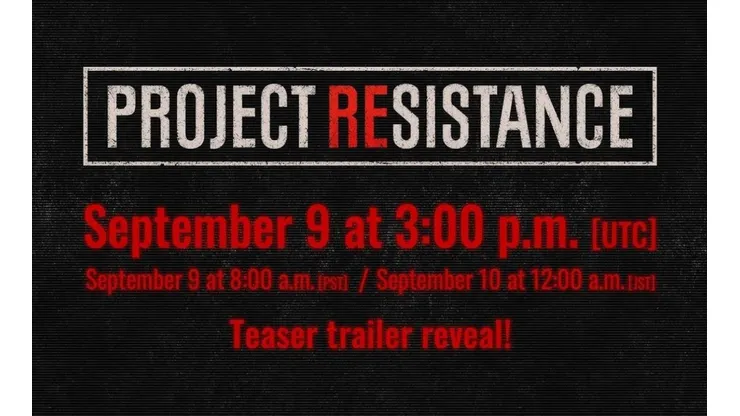 Capcom anuncia el nuevo Resident Evil: Project Resistance