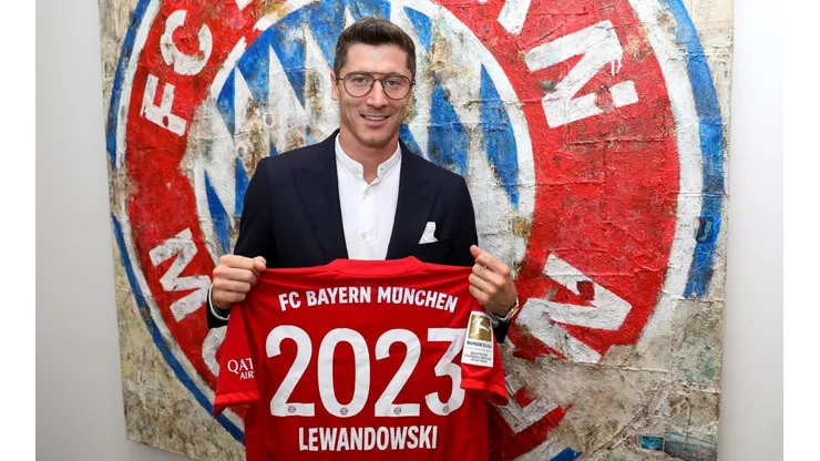 Lewandowski estará hasta 2023 con el Bayern.