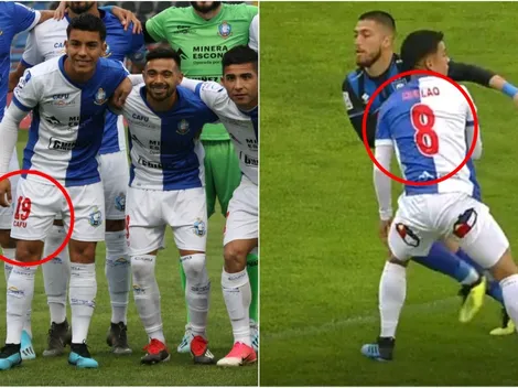Insólito: Futbolista de Antofagasta jugó con un número en el short y otro distinto en la camiseta