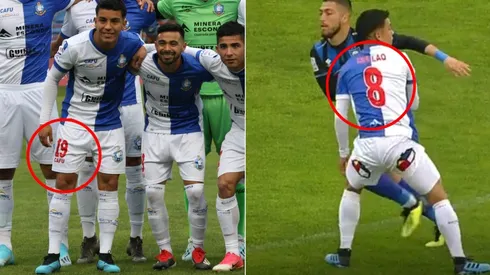 Marco Collao jugó con dos números distintos