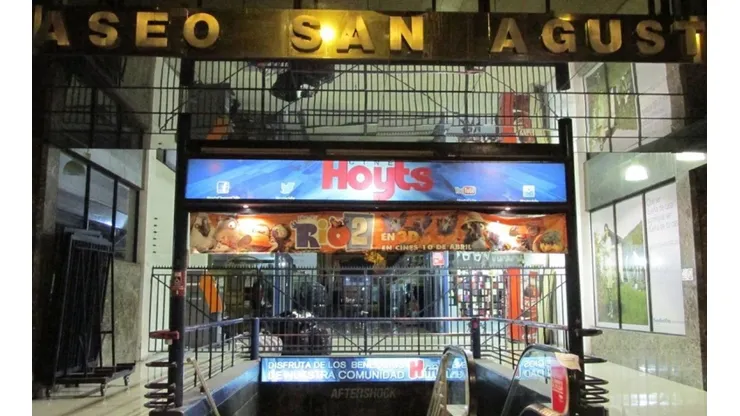 El Hoyts de San Agustín cerrará este miércoles 28 de agosto.