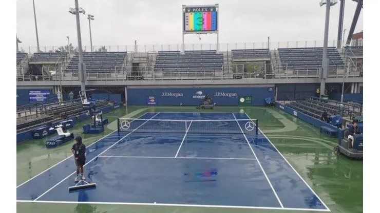El inicio del duelo entre Garín y de Miñaur en el US Open es retrasado por lluvia