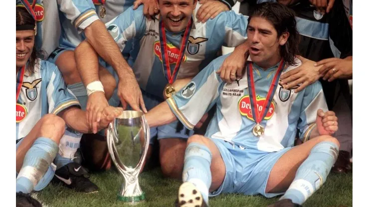 Matador eterno: a 20 años del histórico gol de Marcelo Salas para darle la Supercopa de Europa a la Lazio (Foto: Getty Images)