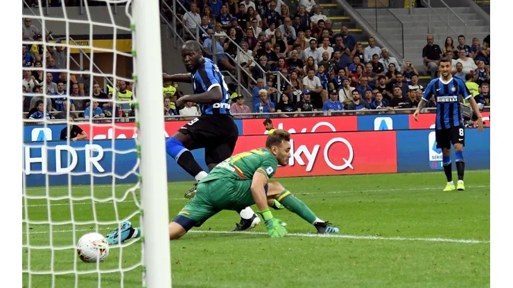 Lukaku se estrenó como goleador en el Inter.