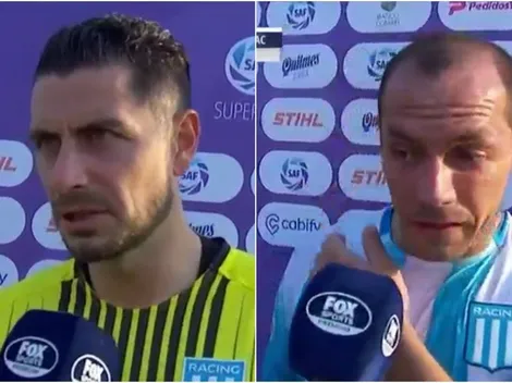 Gabriel Arias y Marcelo Díaz apuestan al despegue de Racing: "Hicimos un gran partido"