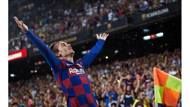 ¿Mejor que el original? El festejo de Antoine Griezmann inspirado en LeBron James (Foto: Getty Images)