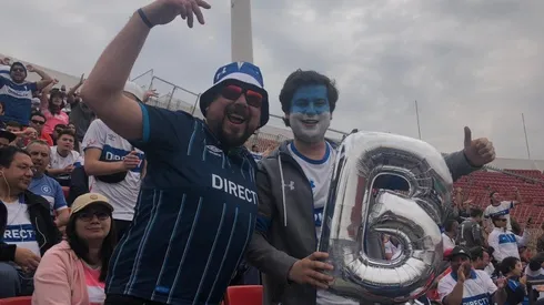 Hinchas de la UC en la previa del clásico.