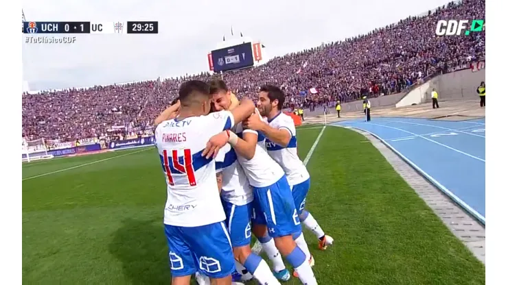 Germán Lanaro abrió la cuenta en el clásico universitario