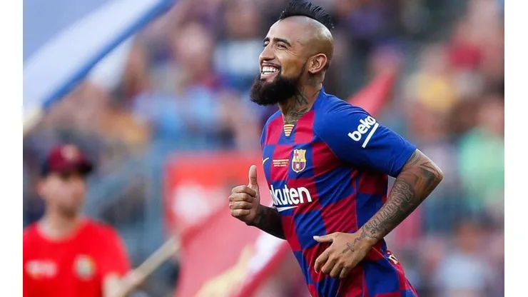 ¡Golazo! Vidal entra desde la banca y anota en la goleada del Barcelona
