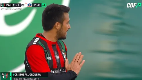 Jorquera se disculpó con la institución en la que debutó.