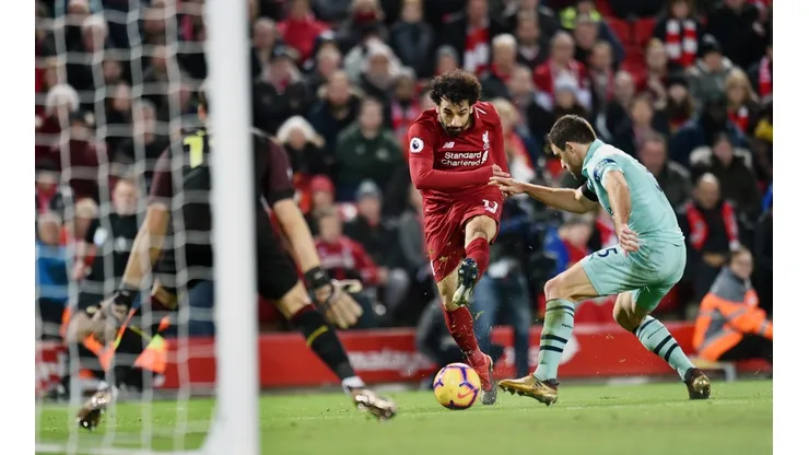 Salah ante el Arsenal. Se repite el choque en Anfield.
