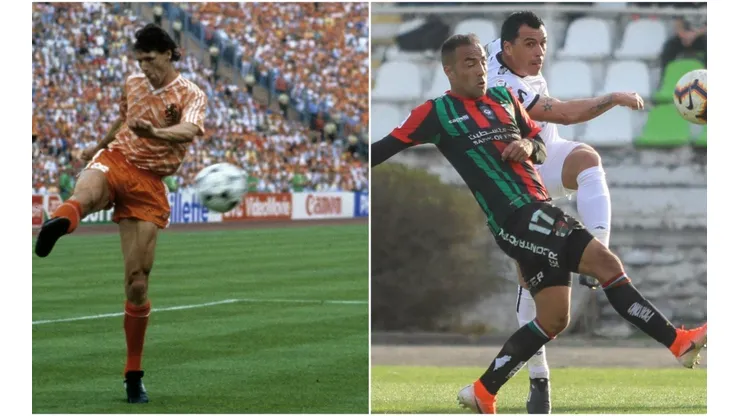 Van Basten y Paredes, los dos goles que Harold comparó.