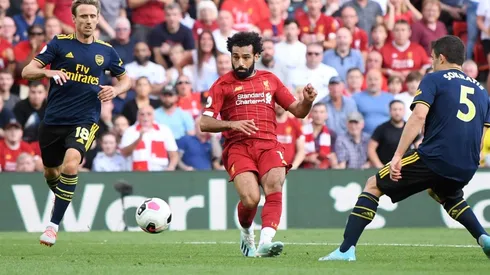 Mohamed Salah marcó un doblete.