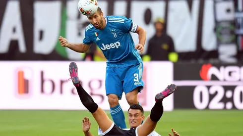 Giorgio Chiellini marcó el único tanto de Juventus.