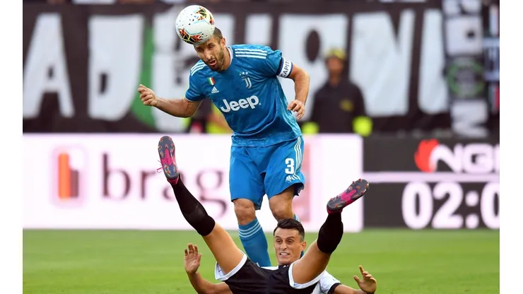 Giorgio Chiellini marcó el único tanto de Juventus.