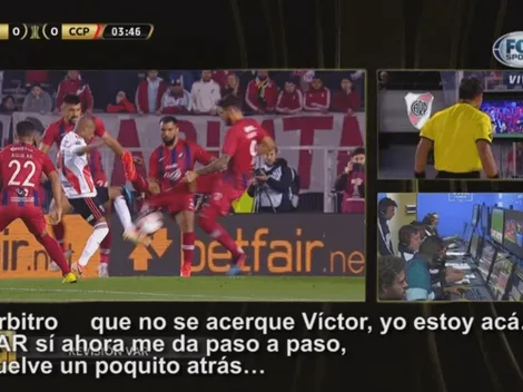 Revelan audios internos del arbitraje con el VAR del partido entre River Plate y Cerro Porteño en Copa Libertadores