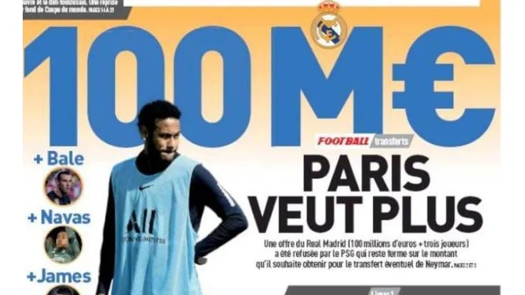¡PSG rechaza tres jugadores del Real Madrid y 100 millones de euros por Neymar!