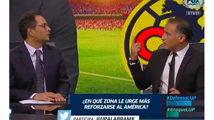 Fabián Estay le da con todo a periodista mexicano: "¿Eres un tarado o qué?" (Foto: Fox Sports)