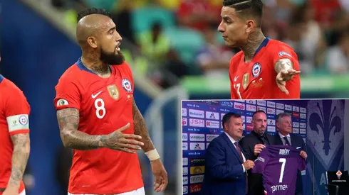 Franck Ribery consigue la 7 de la Fiorentina gracias a Arturo Vidal (Foto: Agencia Uno y Fiorentina)