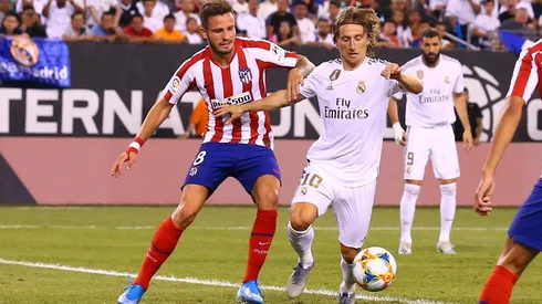 Atlético de Madrid y Real Madrid se enfrentaron en pretemporada.