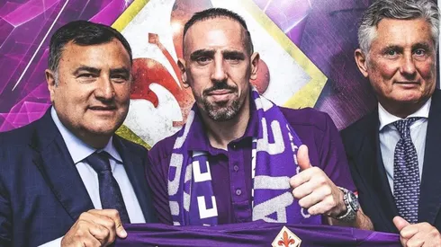 Ribery se vistió de viola y llegará mañana a Florencia