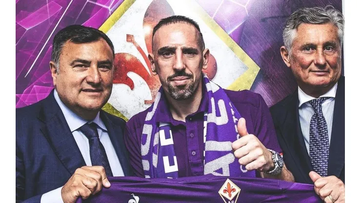 Ribery se vistió de viola y llegará mañana a Florencia