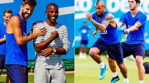 Chris Paul echó la talla con Piqué, mientras Arturo Vidal extremó recursos