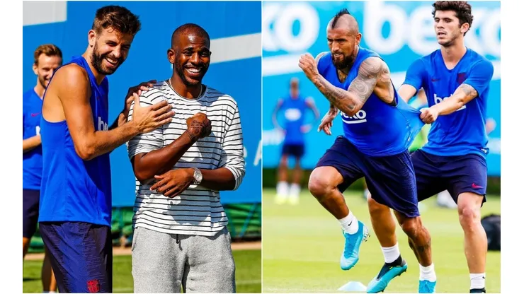 Chris Paul echó la talla con Piqué, mientras Arturo Vidal extremó recursos