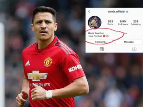 Alexis elimina al Manchester United de su bio en Instagram