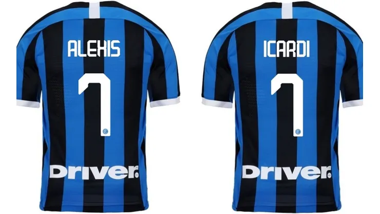 La camiseta 7 del Inter es codiciada por Alexis Sánchez y Mauro Icardi