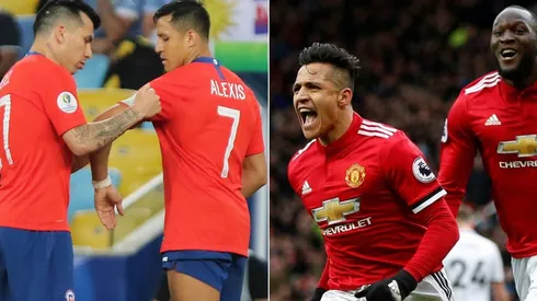 Medel y Lukaku intentan convencer a Alexis Sánchez
