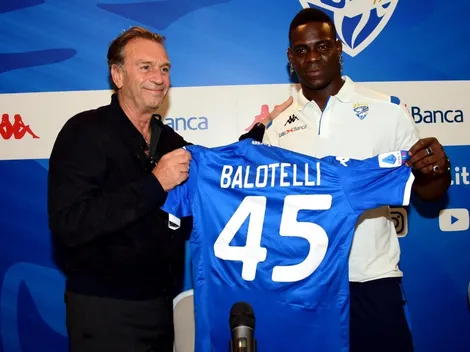 Mario Balotelli queda descartado para Flamengo y es presentado por el Brescia de la Serie A
