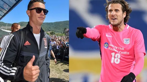 Diego Forlán: “Cristiano Ronaldo era un egocéntrico. Se pasaba todo el día mirándose en el espejo” (Fotos: Getty Images)