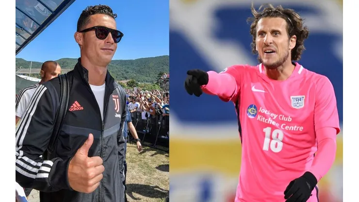 Diego Forlán: “Cristiano Ronaldo era un egocéntrico. Se pasaba todo el día mirándose en el espejo” (Fotos: Getty Images)