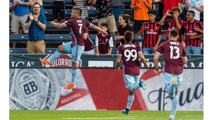 Diego Rubio lleva nueve goles en Colorado Rapids.
