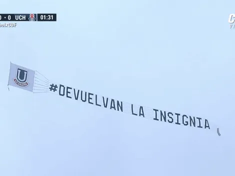 Avión pasa sobre el estadio con mensaje para la dirigencia cementera