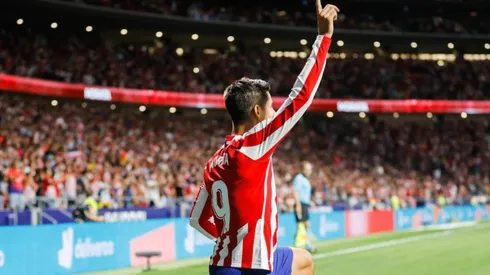 Alvaro Morata le da el triunfo al Atlético Madrid con celebración a lo Matador Salas (Foto: Getty Images)