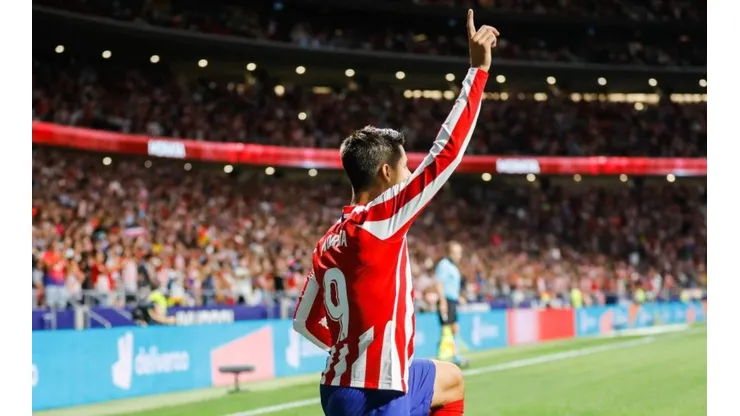 Alvaro Morata le da el triunfo al Atlético Madrid con celebración a lo Matador Salas (Foto: Getty Images)
