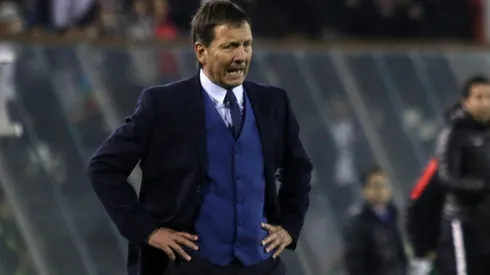 Fernando Díaz en el partido ante Colo Colo.