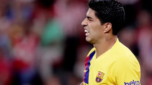 Suárez se lesionó a la media hora de partido.