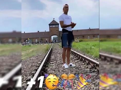Jugador se disculpa por celebrar su cumpleaños en Auschwitz