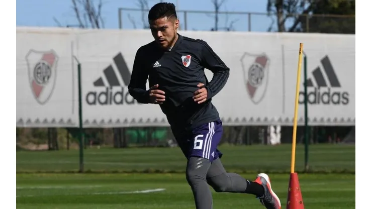 Paulo Díaz ha estado entrenando con normalidad.